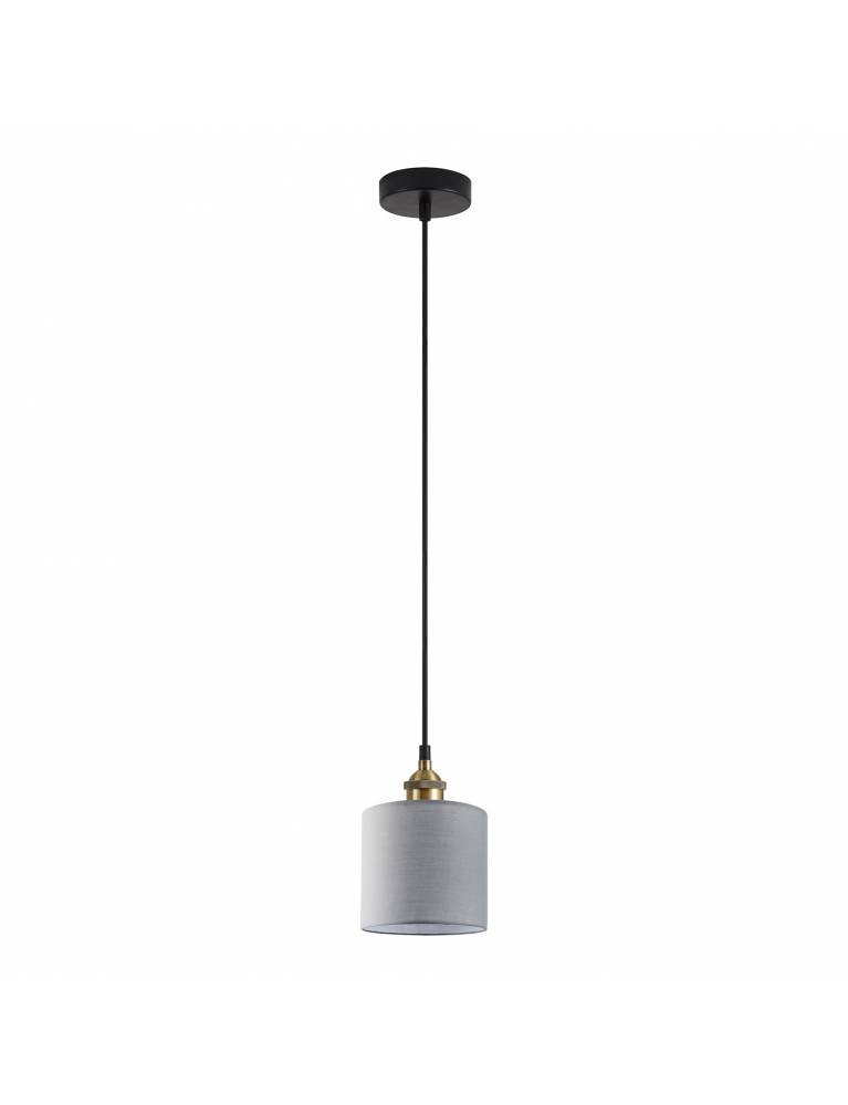 SE21-BR-10-SH2 MAGNUM BRONZE Grey Shade Pendant+