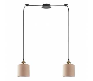 SE21-BR-10-BL2-SH3 MAGNUM BRONZE  Brown Shade Pendant+