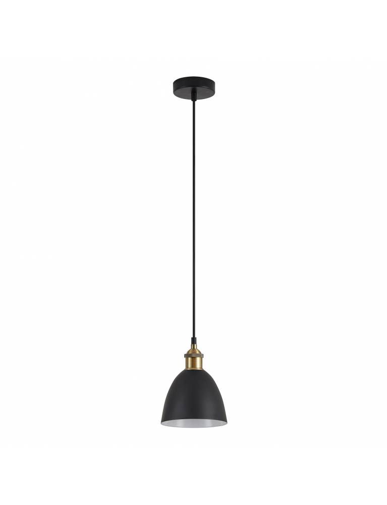 SE21-BR-10-MS2 MAGNUM BRONZE Black Metal Shade Pendant+