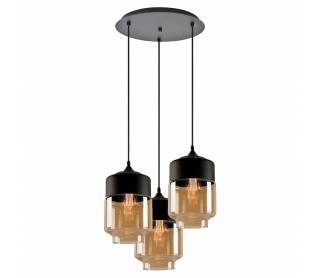 SE21-HN-18-30-3BL+ GABY Honey Glass Pendant+