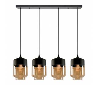 SE21-HN-18-30-4BL+ GABY Honey Glass Pendant+