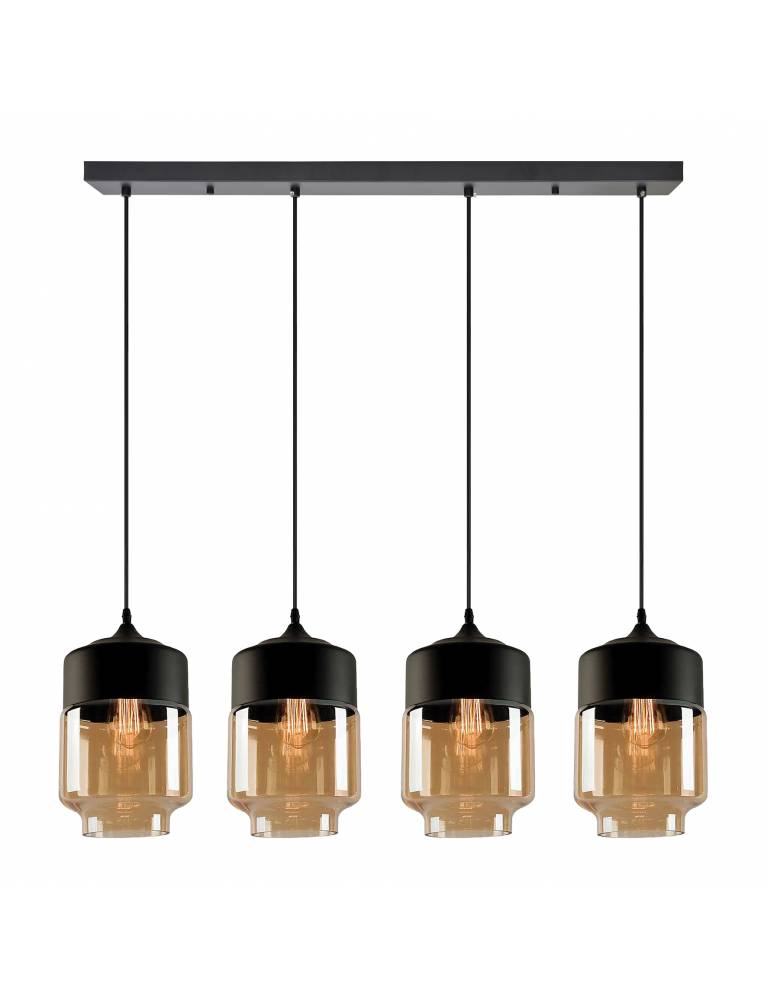 SE21-HN-18-30-4BL+ GABY Honey Glass Pendant+