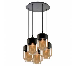 SE21-HN-18-30-5BL+ GABY Honey Glass Pendant+