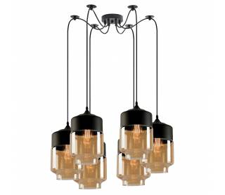 SE21-HN-18-30-BL6+ GABY Honey Glass Pendant+