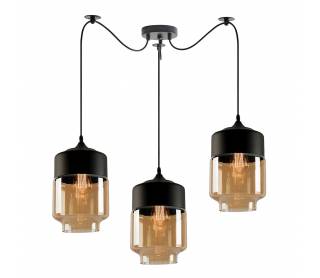 SE21-HN-18-30-BL3+ GABY Honey Glass Pendant+