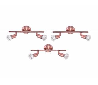 SE 140-C2 (x3) Saba Packet Copper adjustable spotlight+