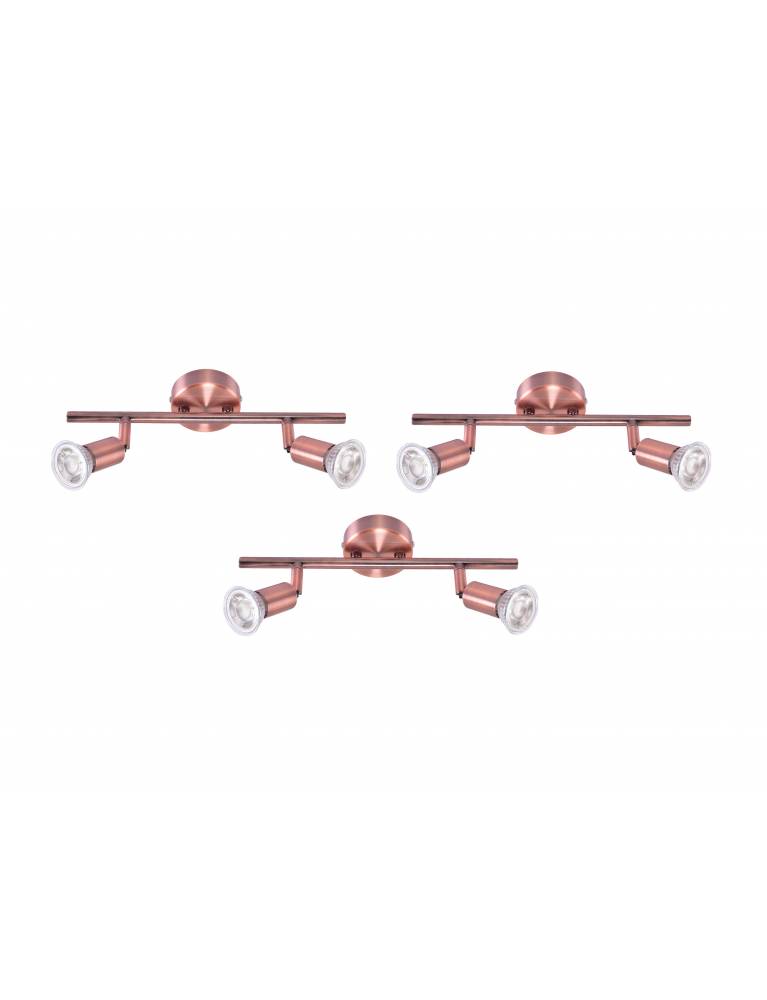 SE 140-C2 (x3) Saba Packet Copper adjustable spotlight+