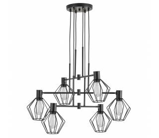 SE21-BL-100-GR1 ADEPT PENDANT Black Metal Pendant Black Metal Grid+