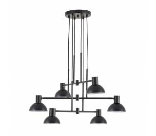 SE21-BL-100-MS3 ADEPT PENDANT Black Metal Pendant Black Metal Shade+