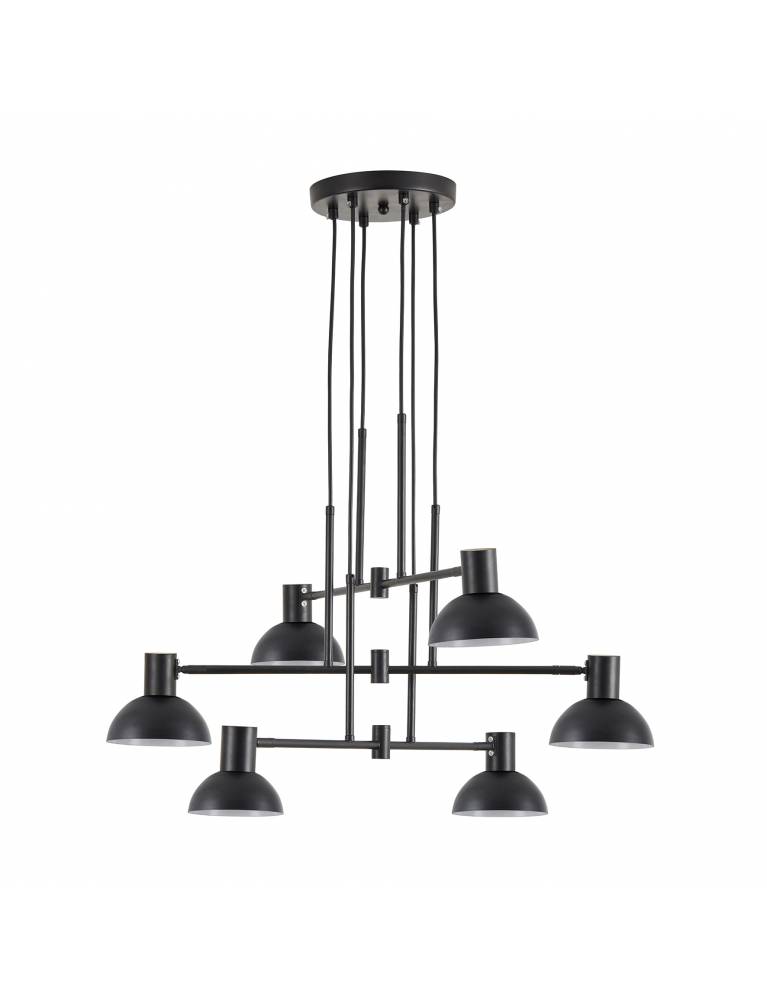 SE21-BL-100-MS3 ADEPT PENDANT Black Metal Pendant Black Metal Shade+