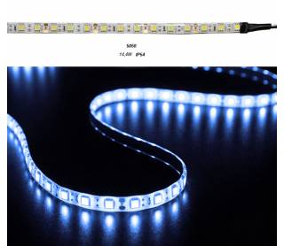 ΤΑΙΝΙΑ LED 5m 12VDC 14.4W/m 60LED/m ΜΠΛΕ IP54