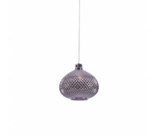 SE4286-01 SM ILENIA PENDANT SMOKE GLASS E4