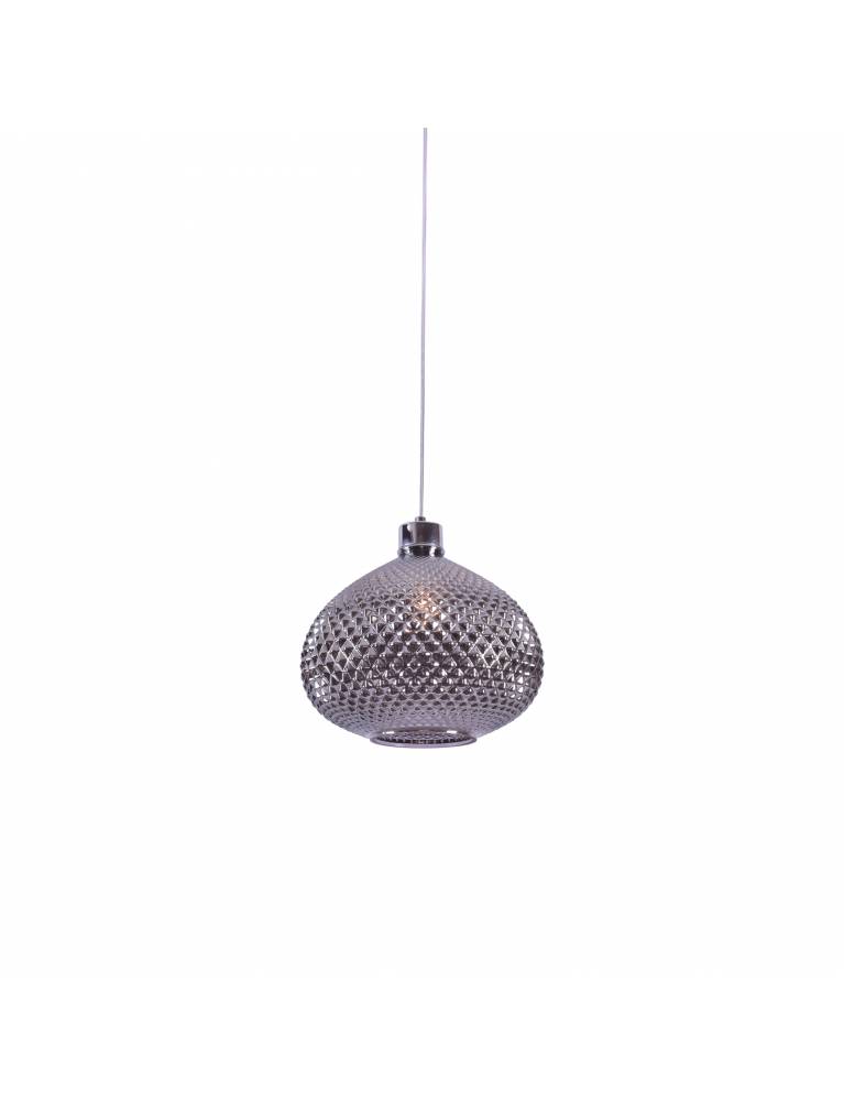 SE4286-01 SM ILENIA PENDANT SMOKE GLASS E4