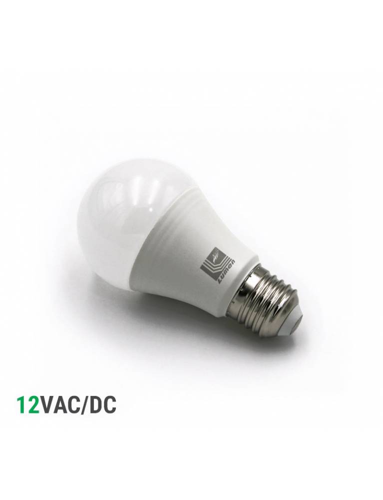 LED ΛΑΜΠΑ ΑΧΛΑΔΙ Ε27 8W 12V AC/DC ΛΕΥΚΟ 4000Κ