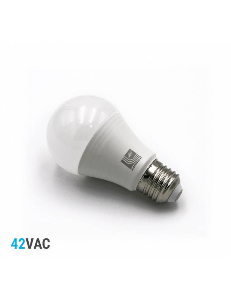 LED ΛΑΜΠΑ ΑΧΛΑΔΙ Ε27 8W 42VAC ΛΕΥΚΟ 4000Κ