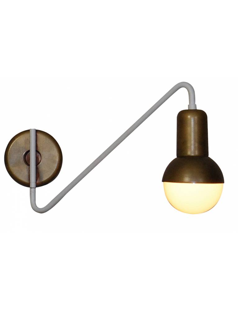 HL-3523-1 CHRISTOPHER CHROME & BLACK WALL LAMP