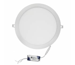 LED ΦΩΤΙΣ.ΨΕΥΔΟΡΟΦΗΣ ΑΛΟΥΜ ΣΤΡΟΓΓ 24W 4000K 120° ΛΕΥΚΟ D300