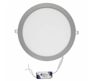 LED ΦΩΤΙΣ.ΨΕΥΔΟΡΟΦΗΣ ΑΛΟΥΜ ΣΤΡΟΓΓ 24W 6300K 120° ΑΣΗΜΙ D300