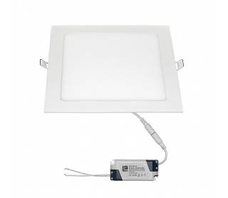 LED ΦΩΤΙΣ.ΨΕΥΔΟΡΟΦΗΣ ΑΛΟΥΜ ΤΕΤΡΑΓΩΝΟ 18W 6300K 120° ΛΕΥΚΟ