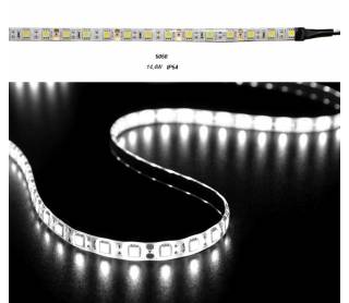 ΤΑΙΝΙΑ LED 5m 12VDC 14.4W/m 60LED/m ΛΕΥΚΟ IP54