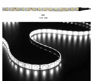 ΤΑΙΝΙΑ LED 5m 24VDC 14.4W/m 60LED ΛΕΥΚΟ IP54