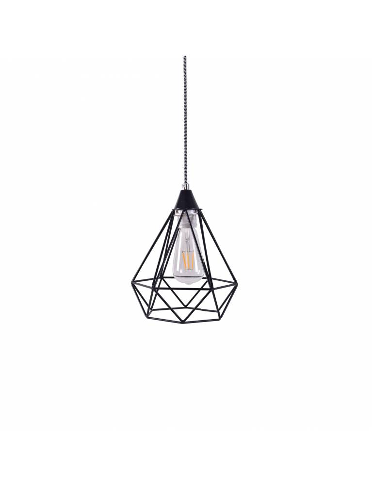 SE148-19 MILA PENDANT LAMP BLACK METAL Γ1