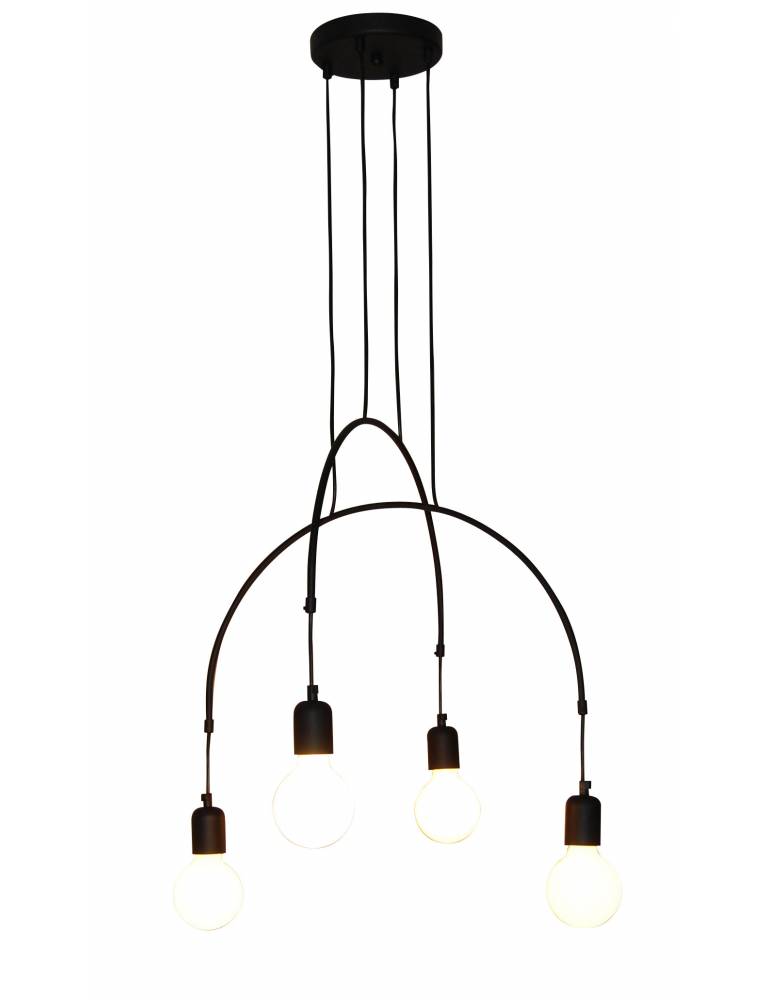 HL-3527-4 EVERDINA BLACK PENDANT