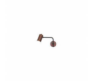 HL-3534-1 S ARIEL OLD BRONZE & WHITE WALL LAMP