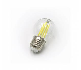 LED ΛΑΜΠΑ COG ΣΦΑΙΡΙΚΟ ΔΙΑΦΑΝΟ Ε27 6W 230V ΘΕΡΜΟ