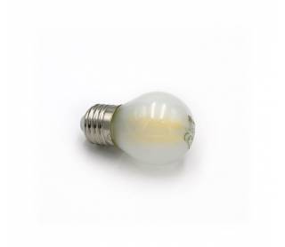 LED ΛΑΜΠΑ COG ΣΦΑΙΡΙΚΟ ΜΑΤ Ε27 6W 230V ΨΥΧΡΟ