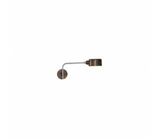 HL-3535-1 ROY OLD BRONZE & WHITE WALL LAMP