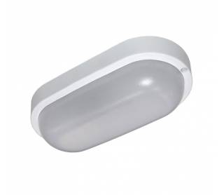 LED ΑΠΛΙΚΑ PC ΟΒΑΛ 205x105mm 12W 4000K IP54 ΛΕΥΚH