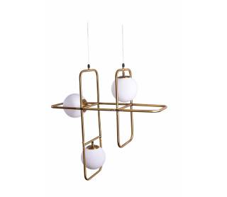 SE 133-3PS ATHEN PENDANT LAMP BRUSHED BRASS Γ4