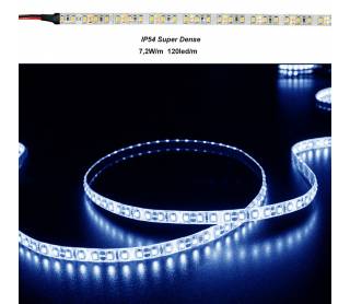 ΤΑΙΝΙΑ LED 5m 12VDC 7.2W/m 120LED/m ΜΠΛΕ IP54