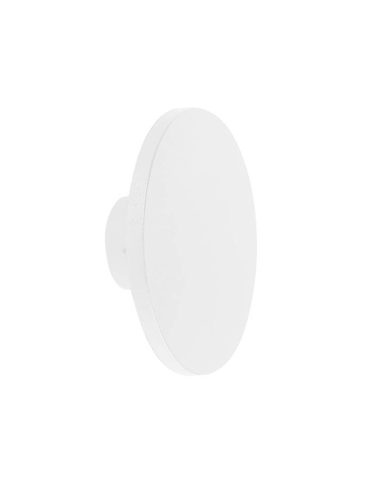 LED ΑΠΛΙΚΑ PC ΕΜΜΕΣ.ΦΩΤΙΣ.ΣΤΡΟΓΓ.Φ165mm 8W 3000Κ IP65 ΛΕΥΚΗ