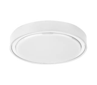 LED ΠΛΑΦΟΝΙΕΡΑ PC ΣΤΡΟΓΓΥΛΗ Φ360mm 28W 4000K IP65 ΛΕΥΚH