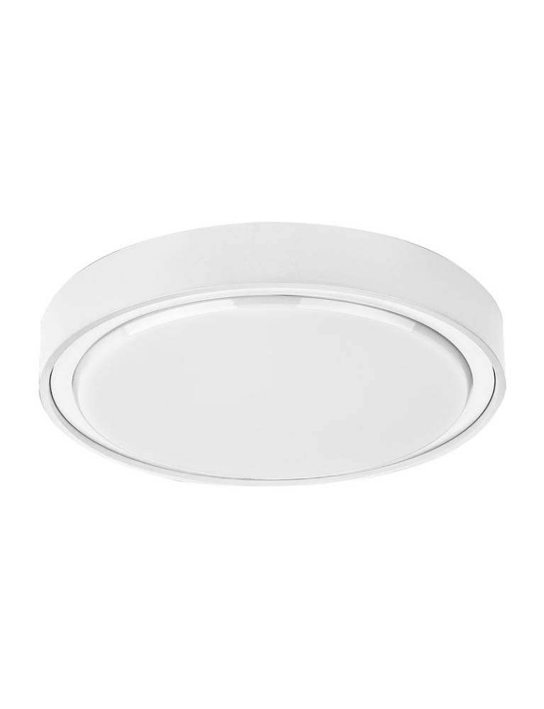 LED ΠΛΑΦΟΝΙΕΡΑ PC ΣΤΡΟΓΓΥΛΗ Φ360mm 28W 4000K IP65 ΛΕΥΚH