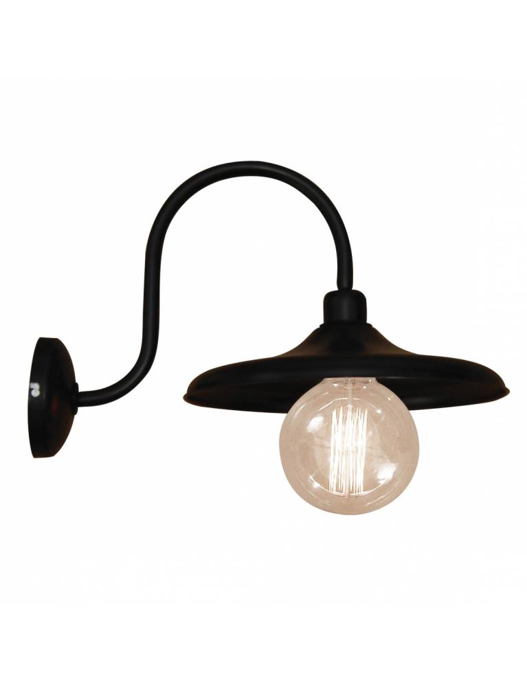 HL-116S-1W ADELA BLACK WALL LAMP