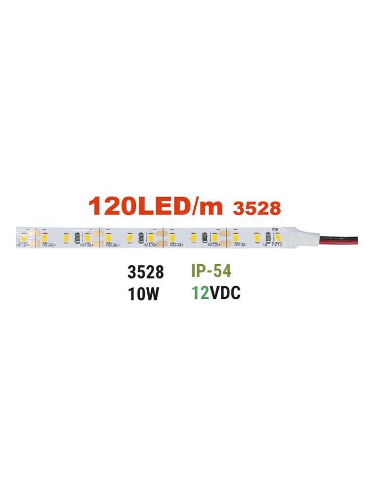 ΤΑΙΝΙΑ LED 5m 12VDC 10W/m 120LED/m ΘΕΡΜΟ IP54