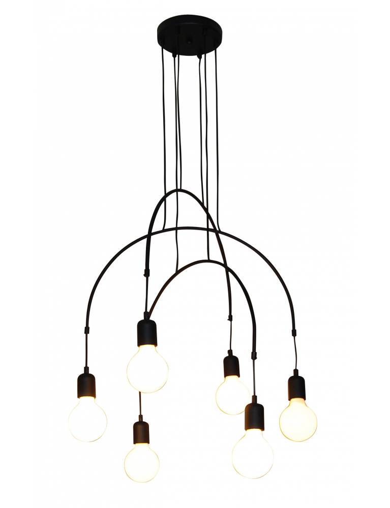 HL-3527-6 EVERDINA BLACK PENDANT