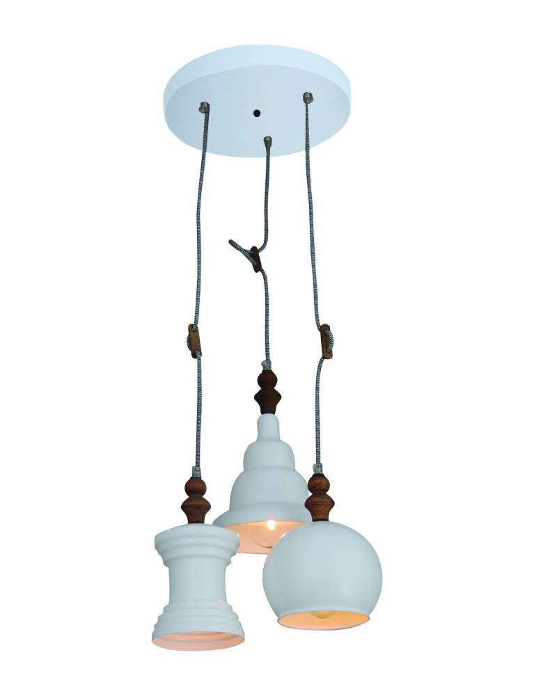 HL-047RS-3 TRIXY WHITE PENDANT